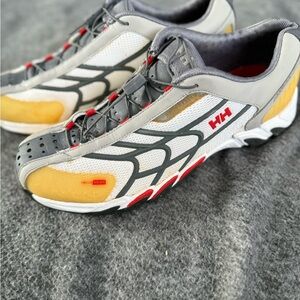 Helly Hansen White and Gray Boat/Water Shoes with water vents